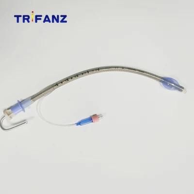 Medical Silicone Endotracheal Tube Reinforced with Cuff