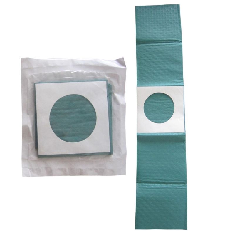 Adhesive Surgical U-Split Drape with Tape