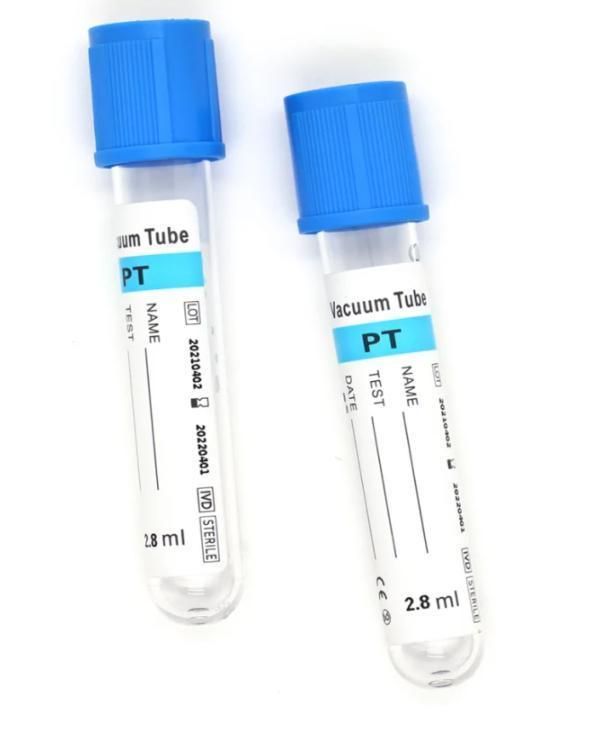 Laboratory Coagulation Test Sodium Citrate Vacuum Blood Collection PT Tube