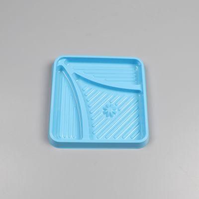 Disposable Tray for Hospital Medical Plastic Blue Pan Hollow War Equipment