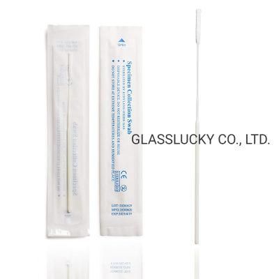 Medical Disposable Specimen Collection Sterile Nylon Flocked Nasopharyngeal Swab Throat Oral Nasal Swab