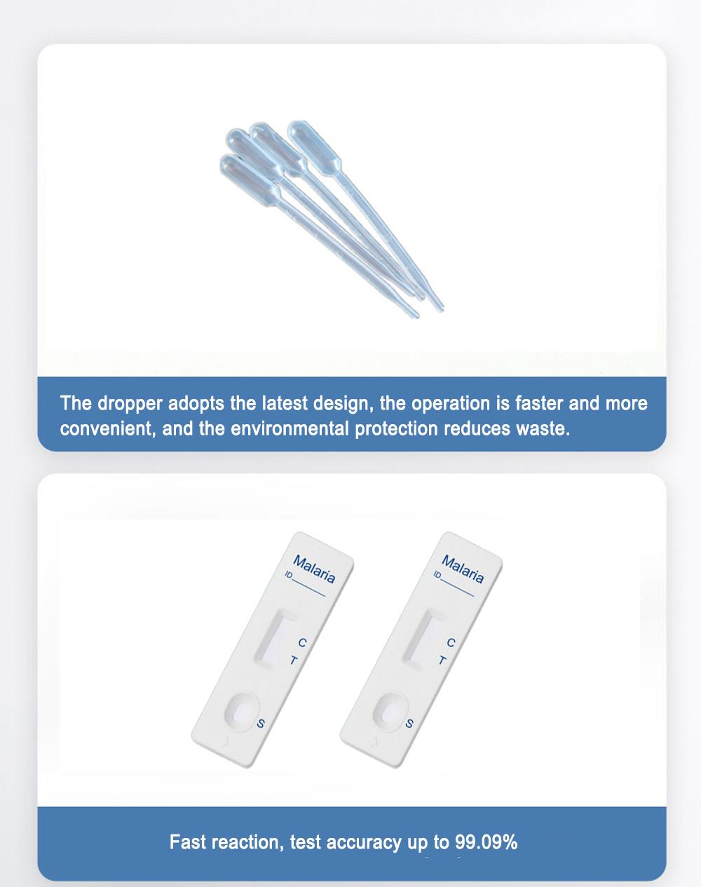 One Step Malaria Rapid Diagnostic Test Kit PV PF