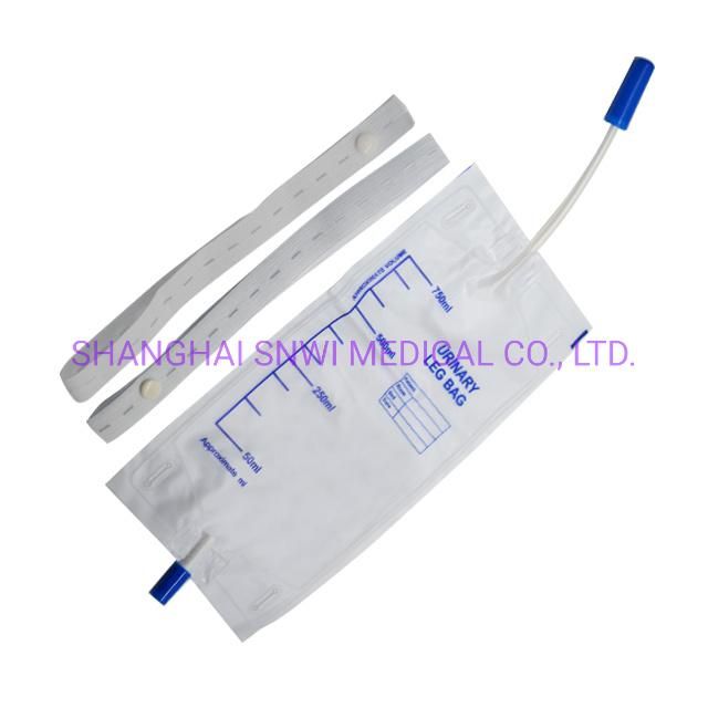 High Quality Medical Disposable Sterile PVC Urine Collection Bag /Leg Urine Bag with CE ISO Approved