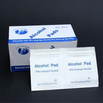 OEM Sterile Non-Woven Alcohol Cleaning Pads for Individual Hospital Use