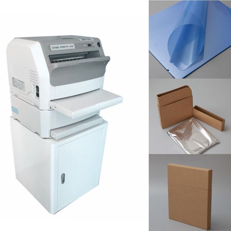 Inkjet Printer Using White and Blue Inkjet Radiolgy Film