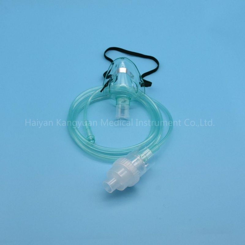 PVC Aerosol Face Mask Kit Producer Medical Device Nebulizer Mask