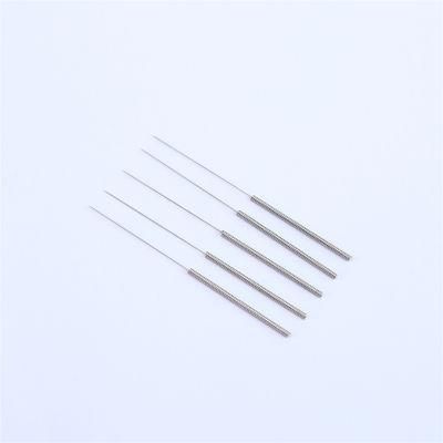 Professional Supplier Different Sizes 100PCS High Quality Stainless Steel Handle Sterile Acupuncture Needles Without Guide Tube