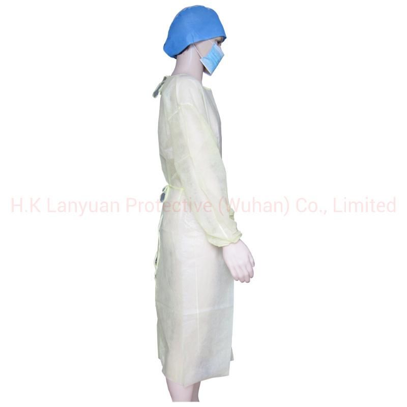 Desechable PE Coated Isolation Gowns Disposable