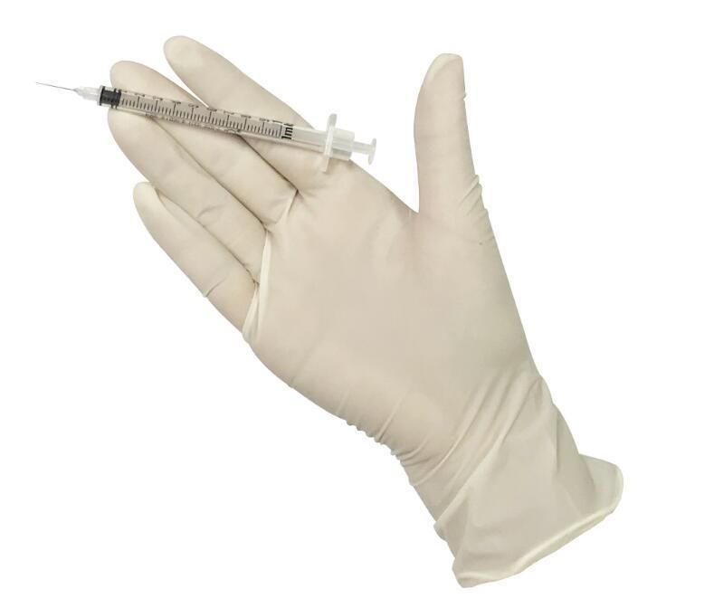 Latex Gloves Size -Medium and Large Latex Gloves, Disposable Latex Gloves Latex Gloves Latex Medical Gloves, with The Length 12" & Length 9"