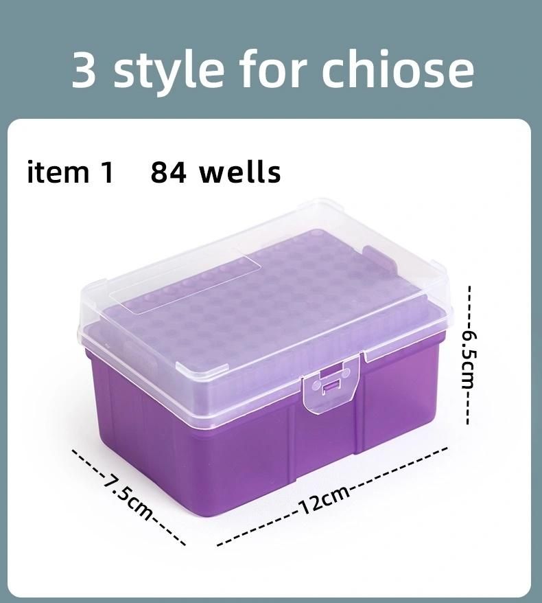 High-Quality Disposable Laboratory Pipette Tip Box for Pipette Tip 1000UL