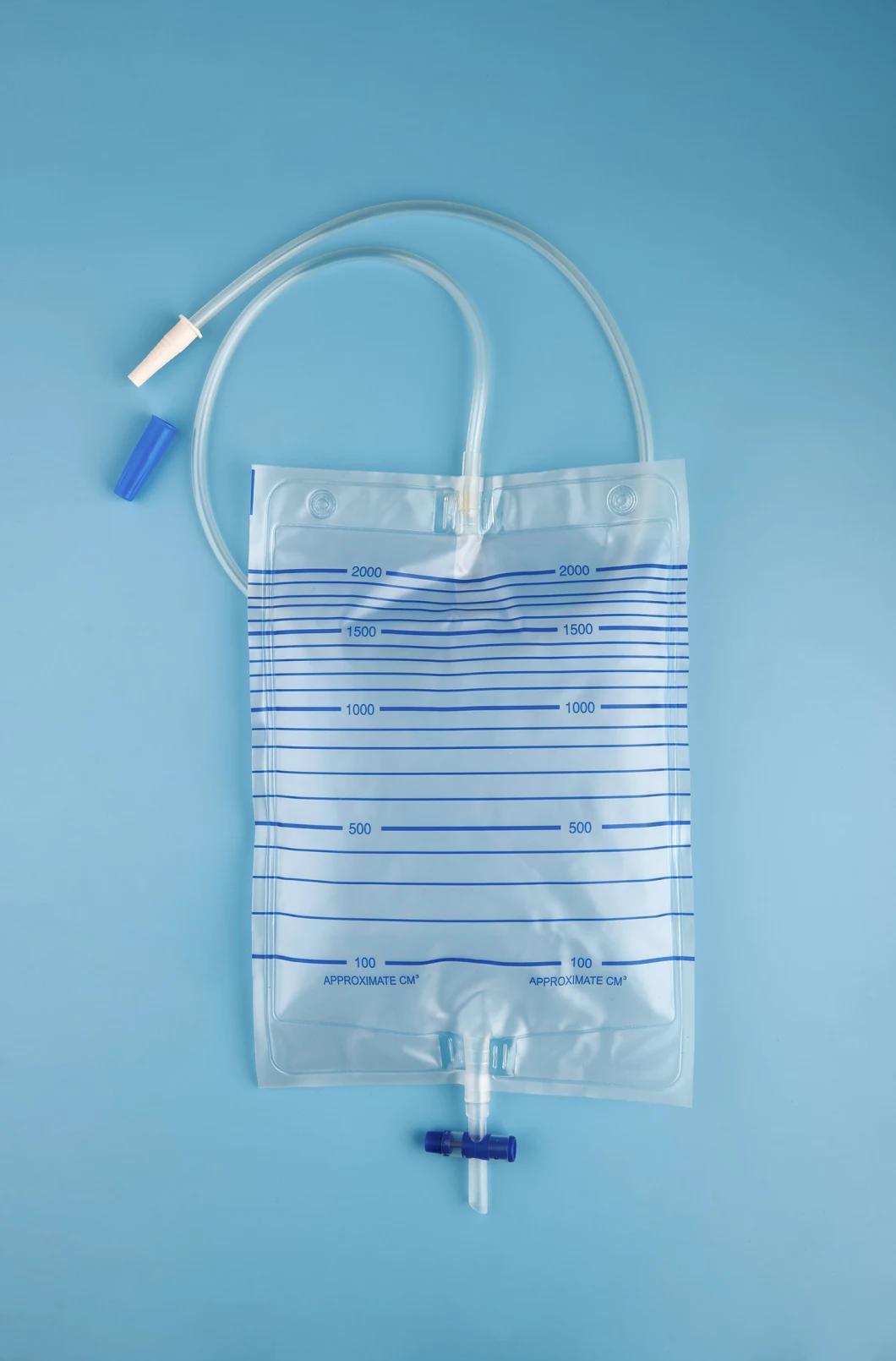 Disposable Urine Bag with Anti-Reflux Valve with CE/FDA Certificate