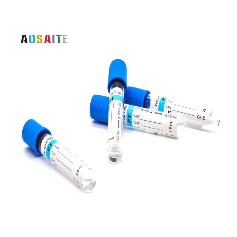 Blue Top PT Tube Blood Collection Tube