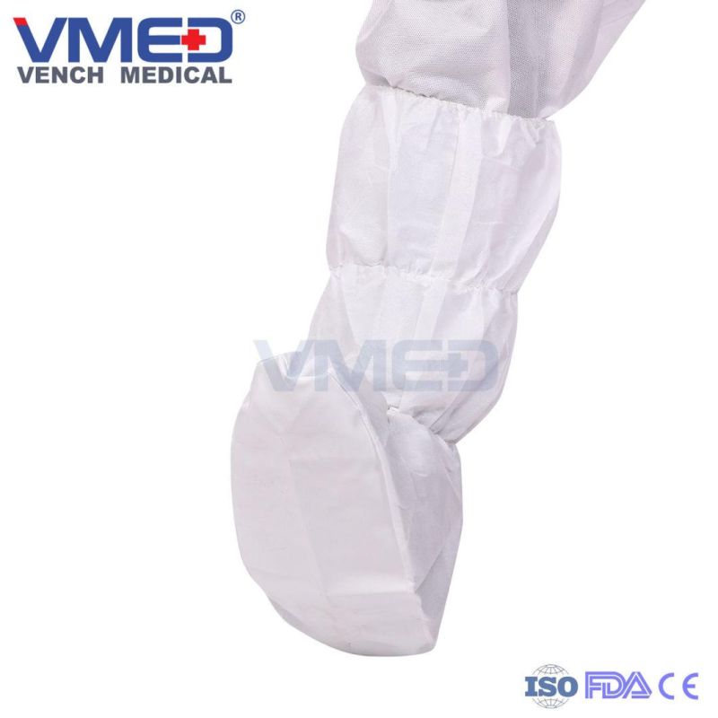 Disposable Nonwoven Water-Proof Boot Cover with Elastic