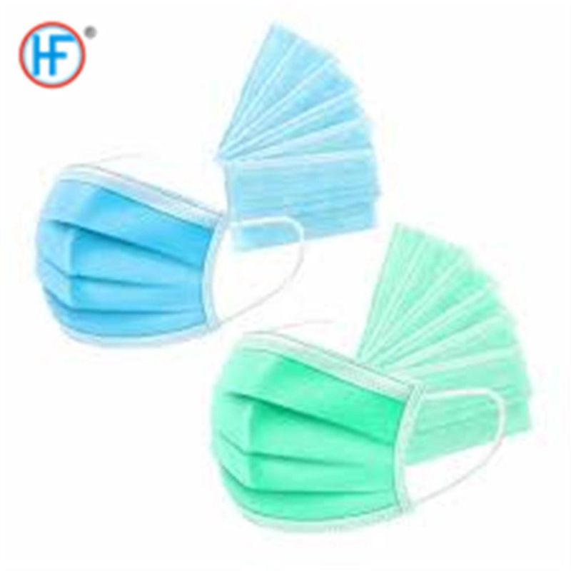 Mdr CE Approved Various Colors En14683-2019 Hengfeng Cartons 17.5X9.5cm Masks Disposable Medical Face Mask