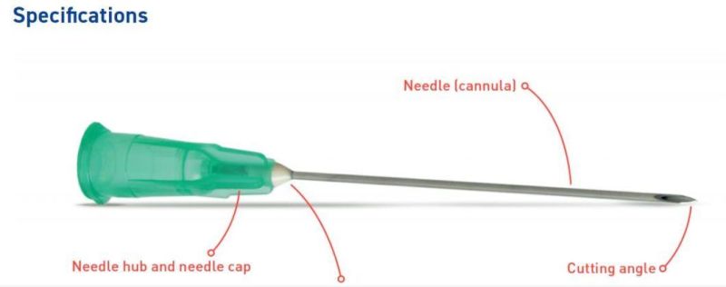 Disposable Hypodermic Needle 21g 23G