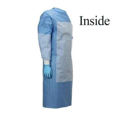 Disposable Non Woven Sterile Hospital Reinforced Gown Surgical Surgeon Gown