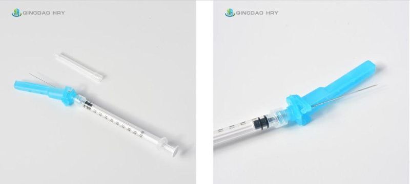 CE/FDA Certified Safety Syringe with Needle for Hypodermic Injection with Fast Delivery