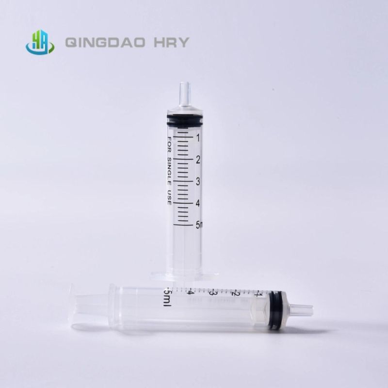 5ml Disposable Syringe Luer Slip Without Needle From Professional Manufacture with FDA 510K CE&ISO Improved for Vaccine Stock Products and Fast Delivery