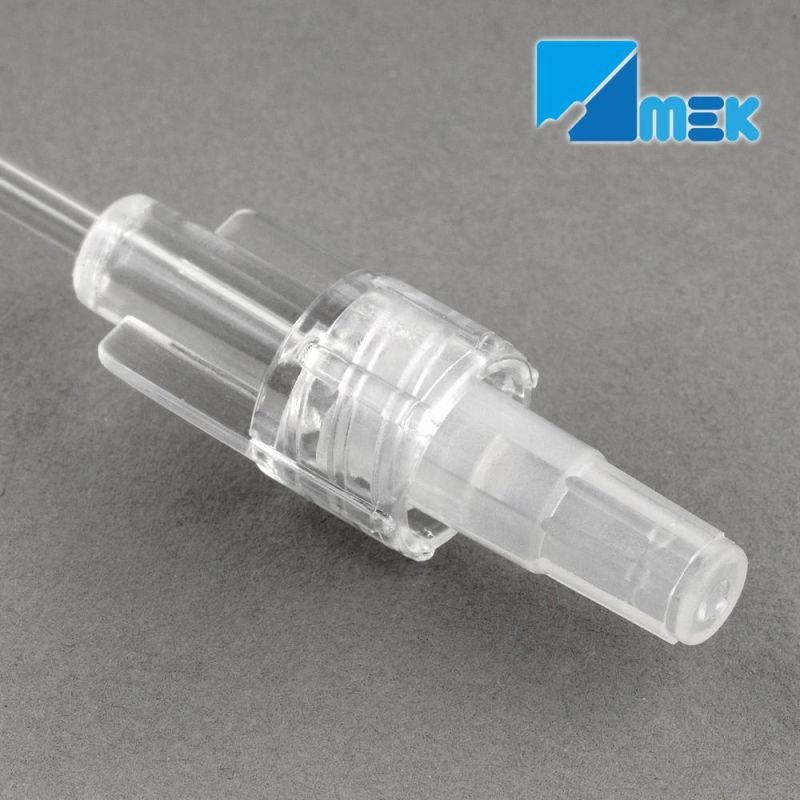 Luer Lock or Luer Slip Needleless Connector for Infusion Set