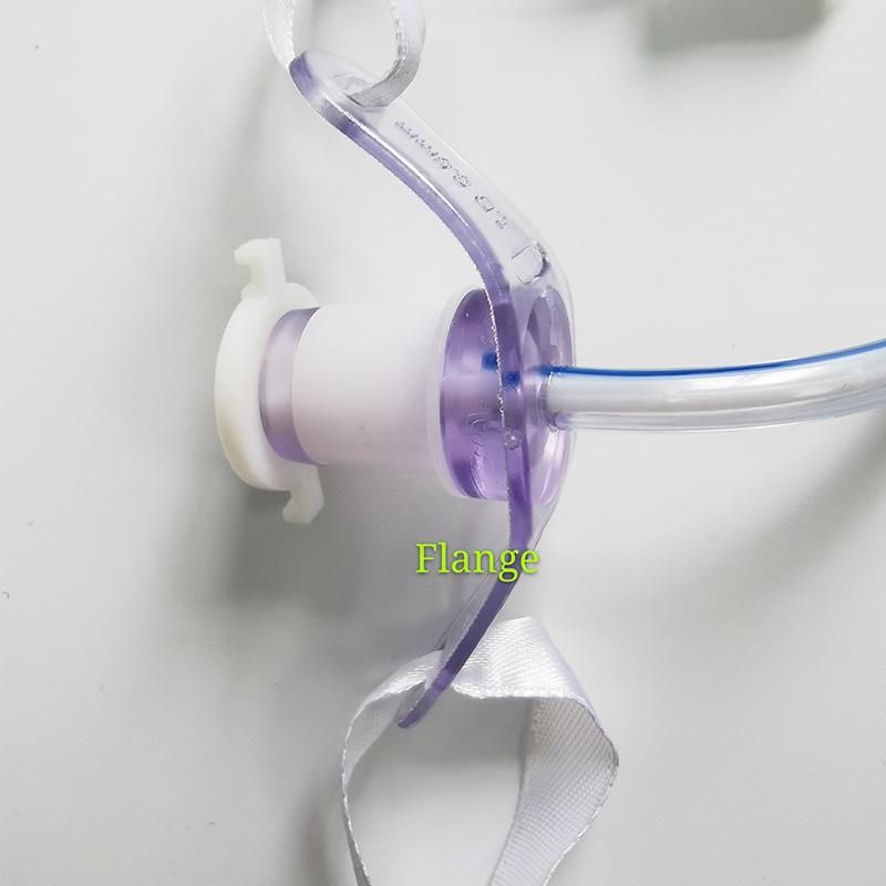 Medical Disposable PVC Tracheostomy Tube Uncuffed