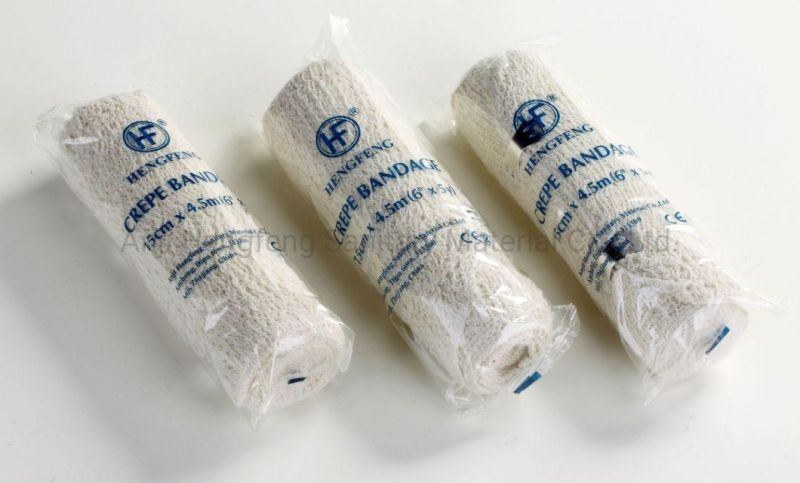 70GSM Elastic Crepe Bandage with Ce FDA ISO 5cm X 4.5m