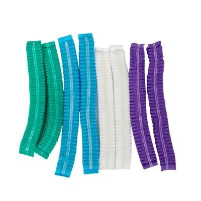 Non Woven Clip Cap Single Elastic Clip Cap Disposable PP Non Woven Strip Clip Cap Head Cover