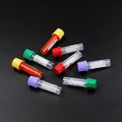 Factory Price 0.5ml Medical Plain Vacuum EDTA K2 K3 Micro Blood Collection Tube