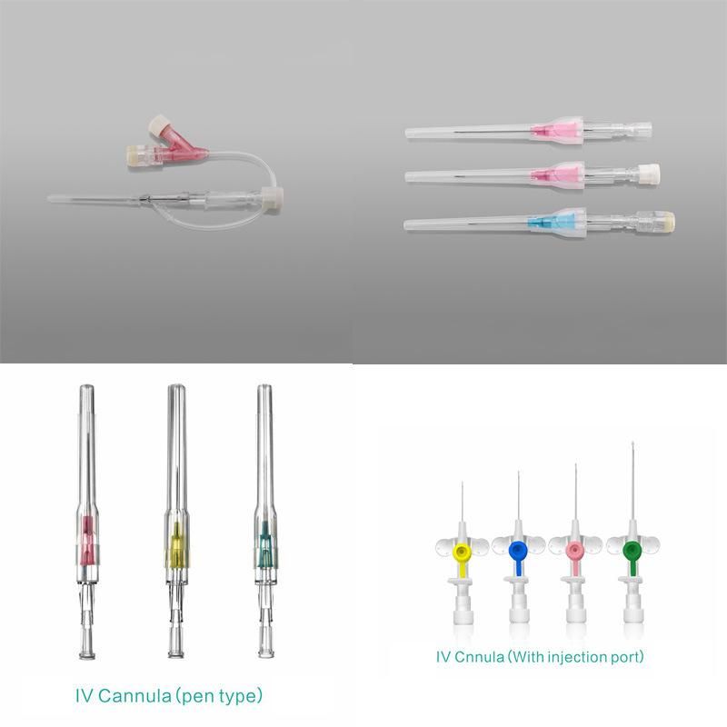 Medical Disposable IV Cannula Introvenous IV Catheter Needle Infusion Catheter Butterfly Type with Injection Port