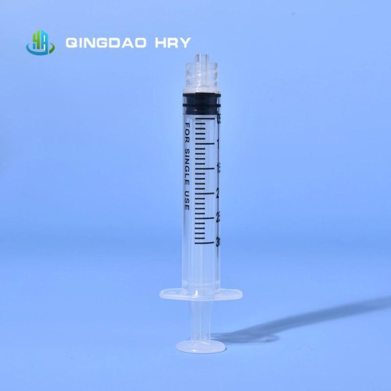 Medical Injection Disposable Syringe 1/3/5/10 Ml Three Parts Luer Lock Safety Syringe Without Needle Fast Delivery From Manufacture