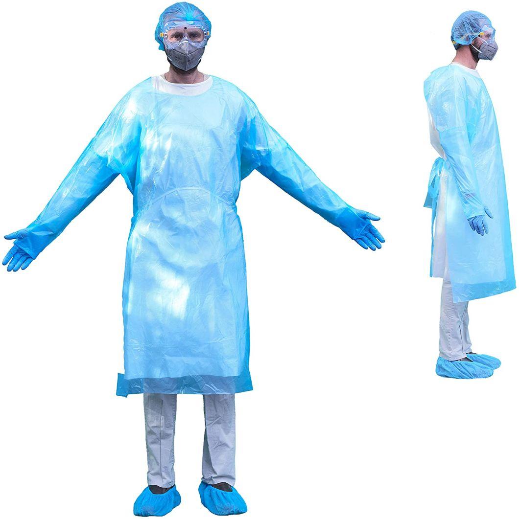 Disposable CPE Gowns Clinics Hospital Use for Exams and Procedures