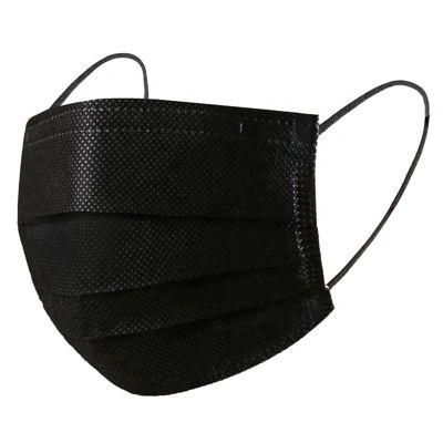 Black Color Nonwoven Disposable Surgical Face Mask