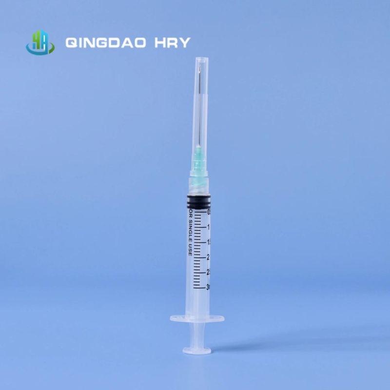 Manufacture of Disposable 5ml Medical Luer Lock/Slip Syringe Injector Manufacturer with CE FDA (510K) ISO