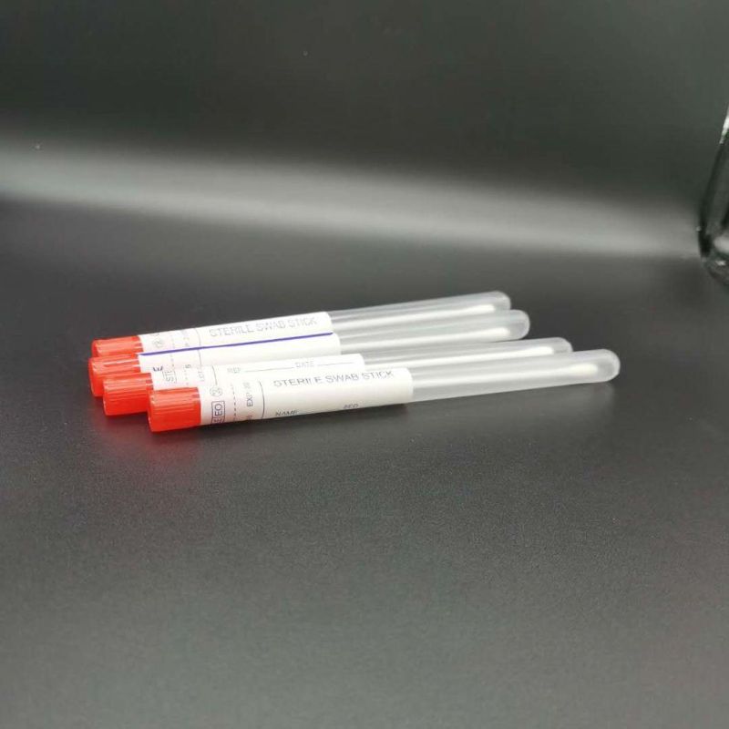 Medical Supplier Nylon Flocked Swab Transport Swab