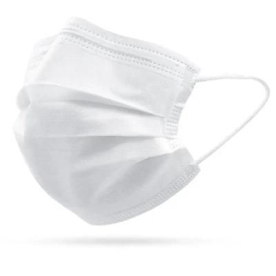 Surgical Musk 3 Ply Disposable Non-Woven Medical 3 Layer Black Mask Face Earloop Surgical White Disposable Face Mask