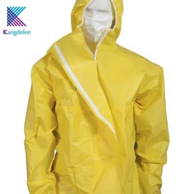 Disposable Particle-Tight and Spray-Tight Waterproof Isolation Gown Protective Clothing