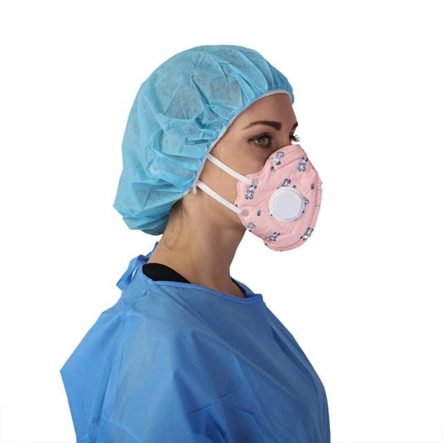 Chinese Qualified Factory Wholesale Disposable Non-Woven Head Cover Surgical Bouffant Cap for Medical Use