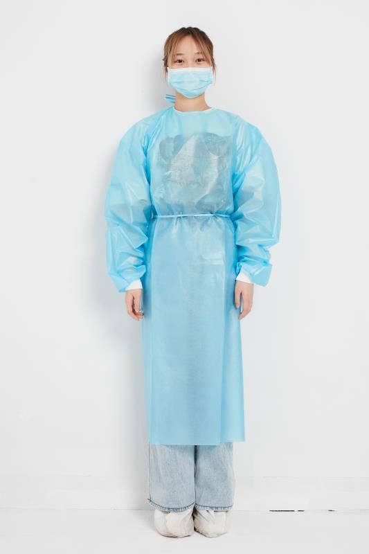 Laboratory Suits Made in China Disposable SMS Non Woven Isolation Gown