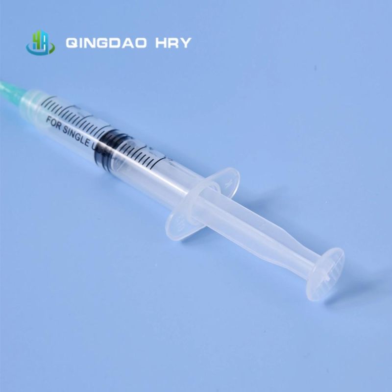 Disposable Medical Syringe 3ml with Needle 25g in Stock From Manufacture FDA 510K CE&ISO