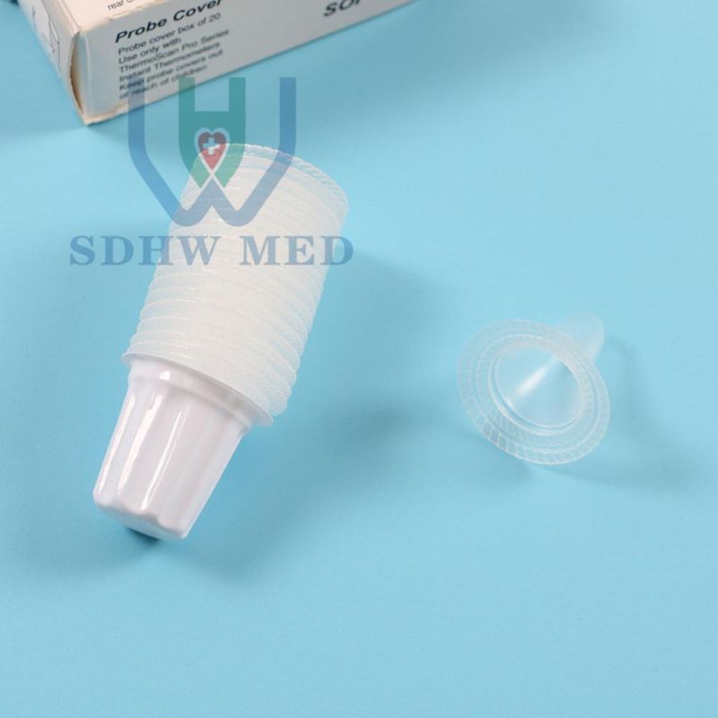 Disposable Transparent Ear Thermometer Probe Cover Universal Size Compatible for Most of Ear Thermometers