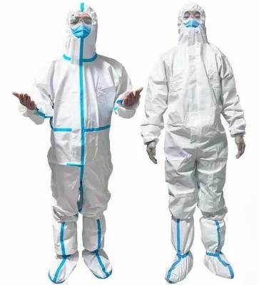 Protective Clothing Isolation Gown Protective Gown PP+PE Disposable Gown