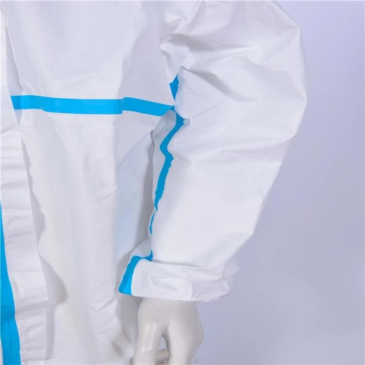 Disposable Protective Clothing with Shoe Cover Safety Coverall