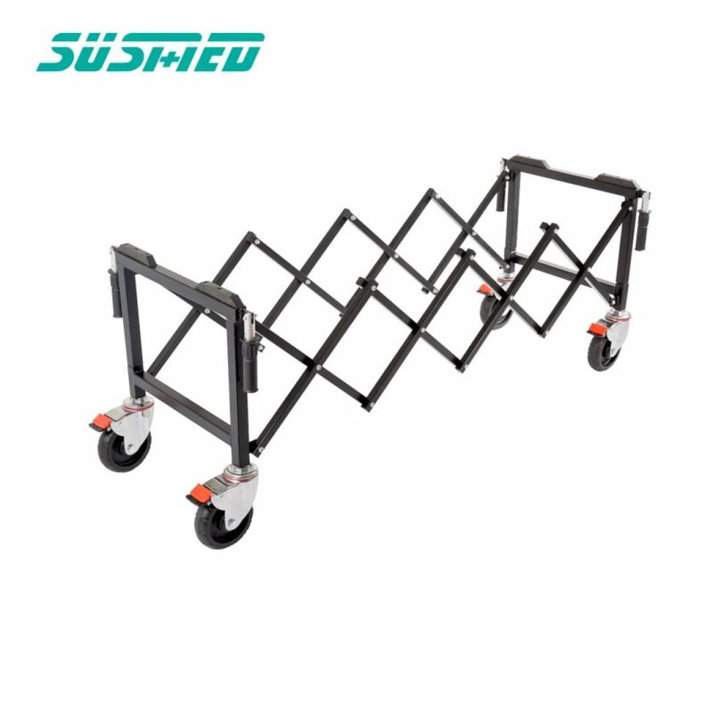 Funeral Body Coffin Car Aluminum Alloy Stainless Steel Mobile Coffin Funeral Transport Trolley