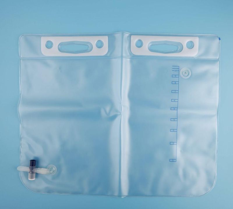 CE Approved Disposable Urinary Urine Bag with T Valve/Cross Valve, 1500ml/2000ml