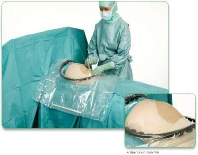 CE, FDA, ISO 13485 Certificate Sterile Caesarean Section Surgical Incise Drape