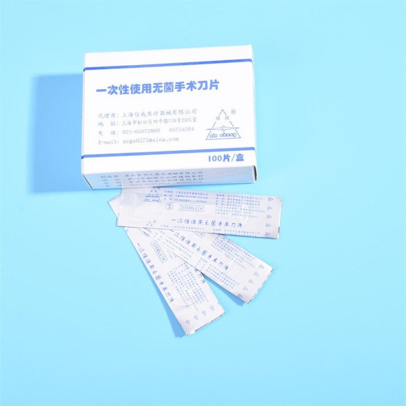 Disposablemedical Oral Beauty Sterile Blade Individually Packaged Surgical Blade