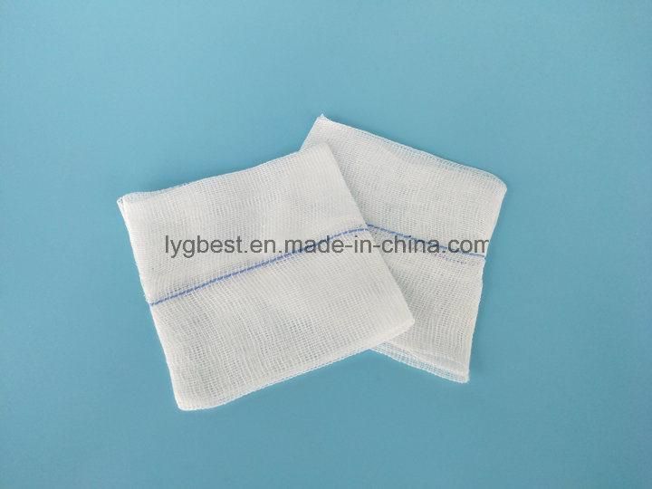 100% Cotton Absorbent Medical Sterile or Non-Sterile Gauze Swab