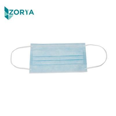 PPE Pain-Free Face Mask Pricelist Made in China Disposable 3 Ply Non-Woven Fabric Anti-Splash/Virus Medical Respirator