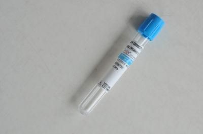 Blood Collection Tube, Sodium Citrate Tube, 9nc (3.8%) , Blue Cap with CE, ISO 13458-3.6ml