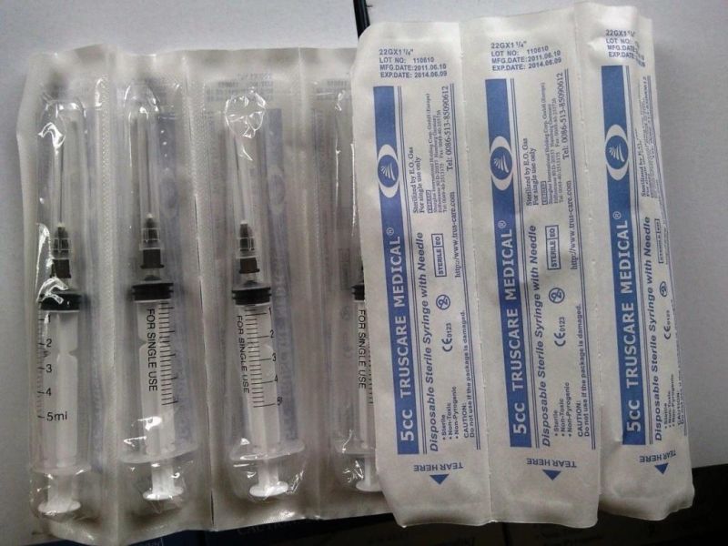 High Quality Disposable Syringe (3-Parts) with CE &ISO