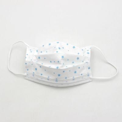 Disposable 3-Ply Face Mask Kids Size Children Adorable Cute Prints Medical Non-Medical Hospital Dental Clinic Daily Use